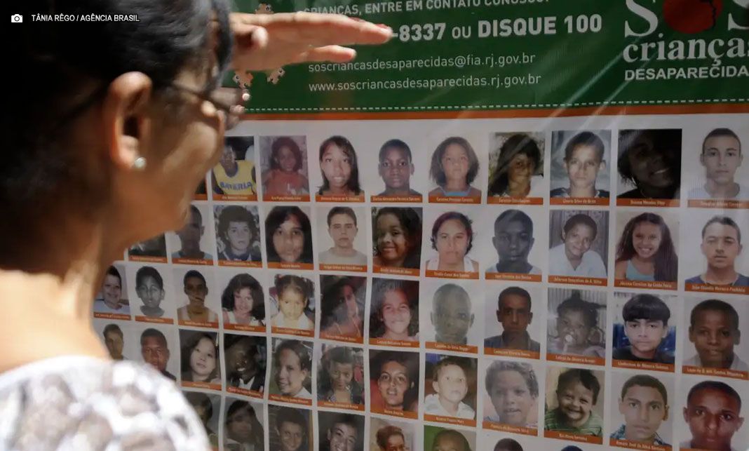 Três em cada dez pessoas desaparecidas no Brasil são crianças ou adolescentes