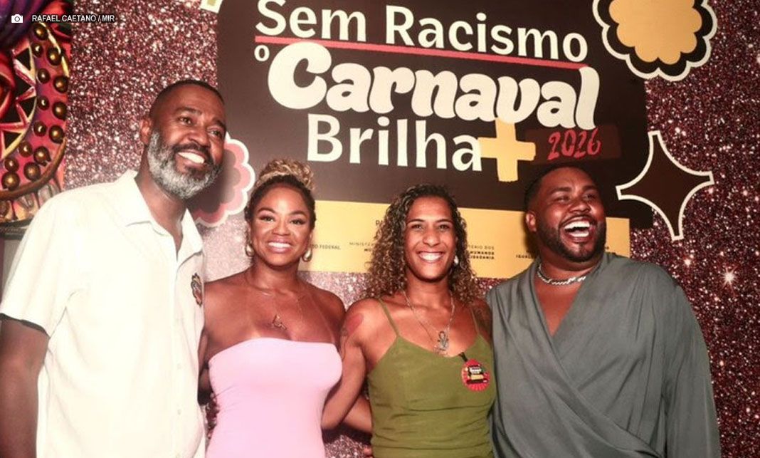 Governo federal lança campanha contra racismo no carnaval do Rio de Janeiro