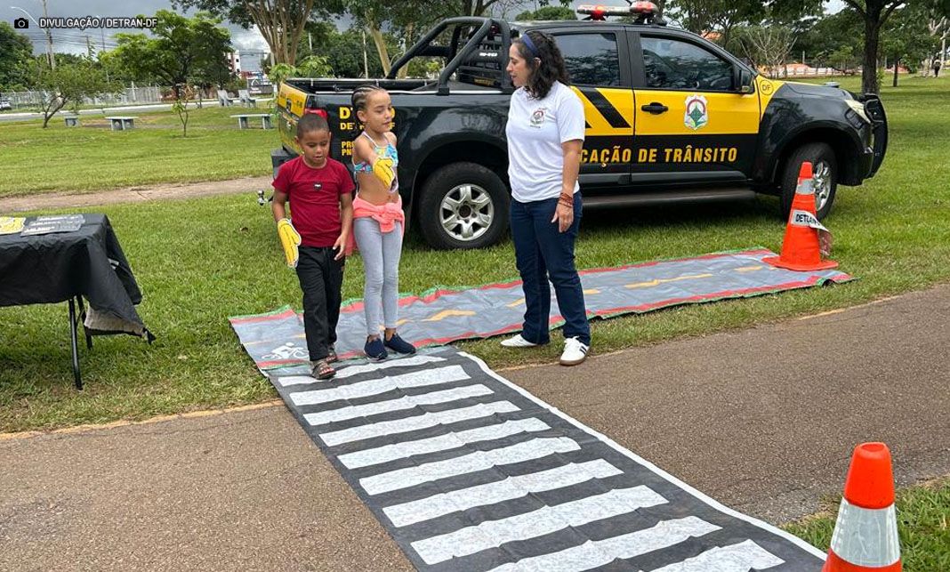 Reduz número de pedestres e ciclistas mortos no trânsito do DF em 2025