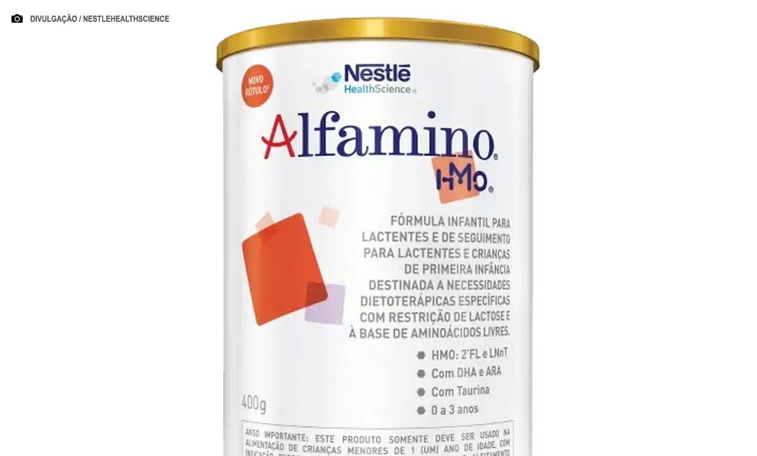 Anvisa suspende venda de fórmula infantil Alfamino, da Nestlé Órgão detectou presença