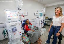 Vice-governadora Celina Leão inaugura ala de nefrologia do HRT