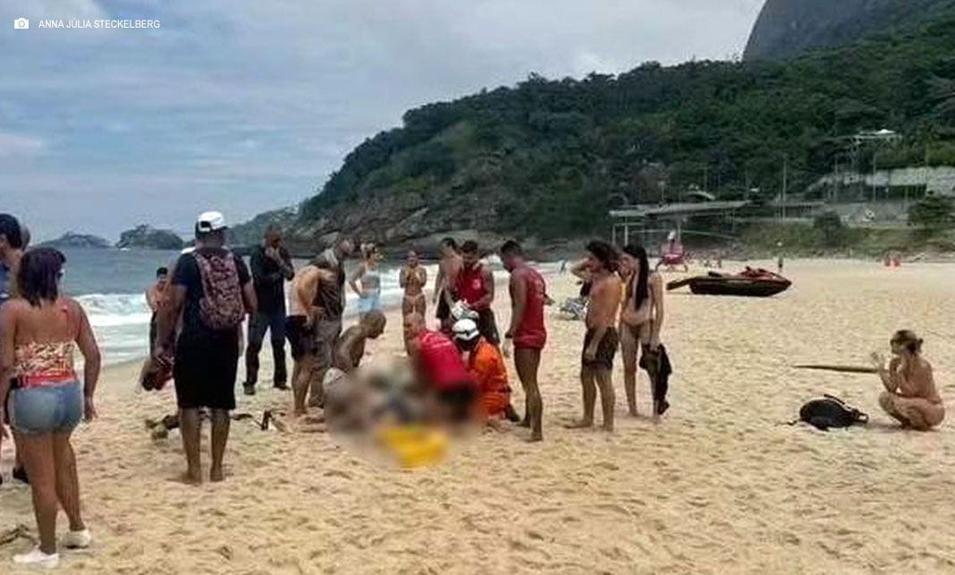 Piloto e turista estadunidense morrem após queda de asa-delta no Rio de Janeiro