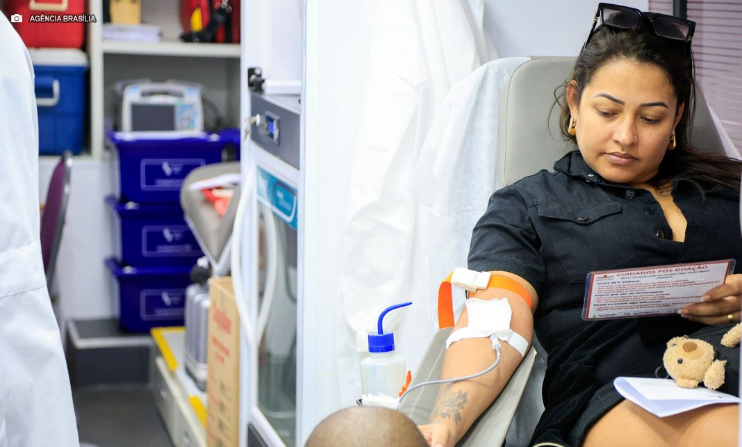 Hemocentro promove, nesta quinta (5), coleta externa de doação de sangue na Casa da Mulher Brasileira de Ceilândia