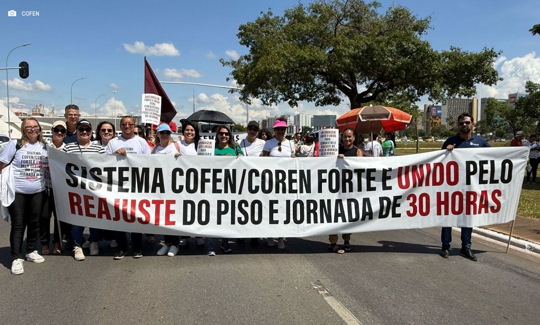 Marcha pela Valorização da Enfermagem, em 17 de março, quer correção inflacionária do Piso Salarial