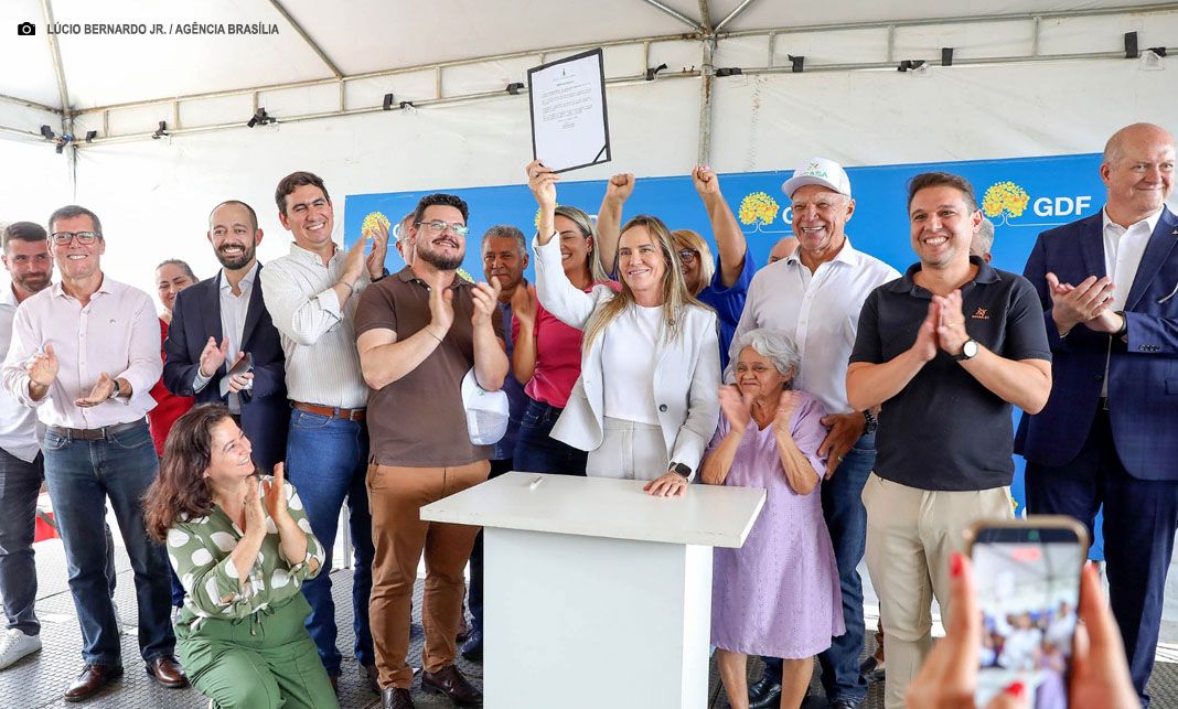 Celina Leão assina Ordem de Serviço para obras de reforço estrutural na Central Flores, na Ceasa-DF