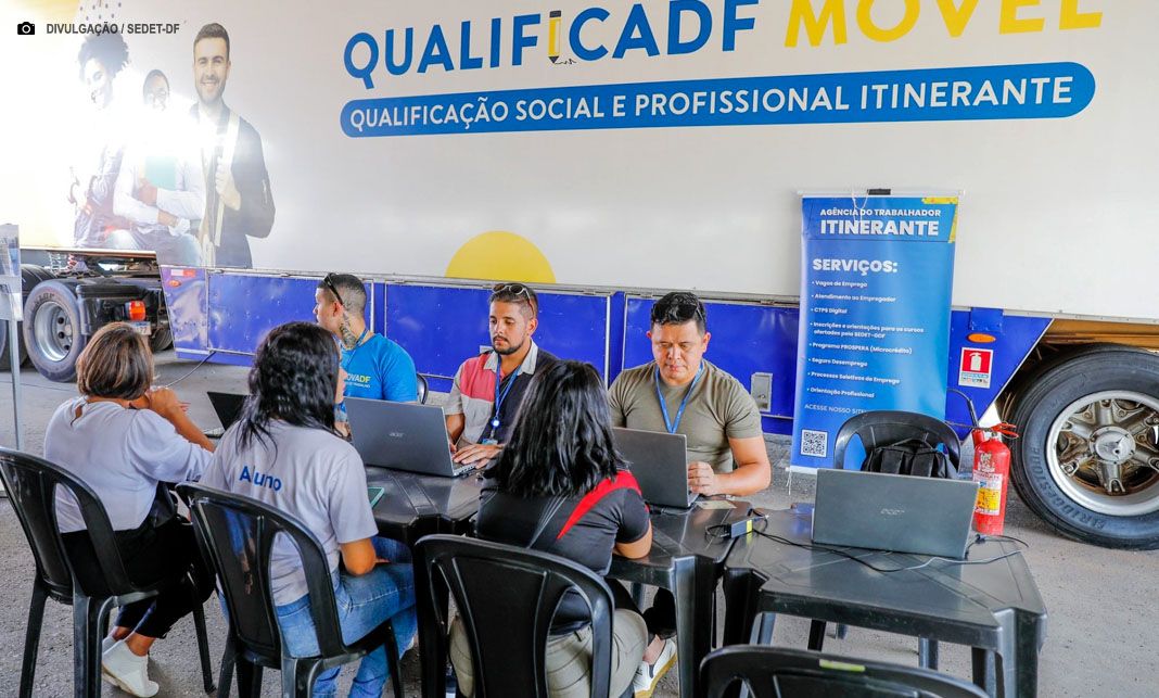 QualificaDF Móvel abre 1.266 vagas para cursos gratuitos