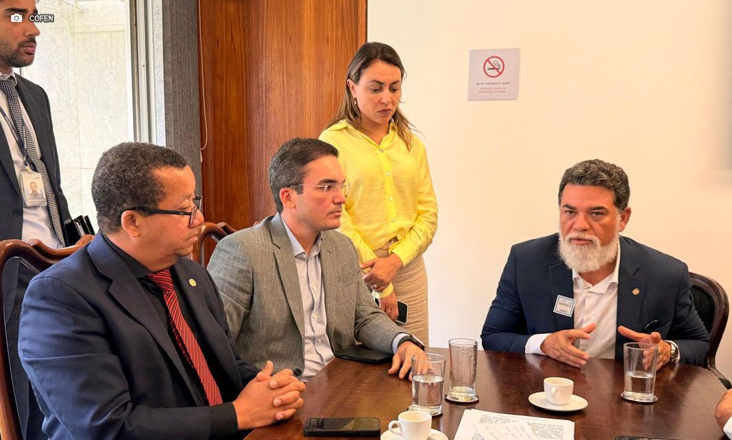 Jorge Vianna e Manuel Neri, presidente do Cofen atualizam profissionais de Enfermagem sobre tramitação da PEC 19 no Senado