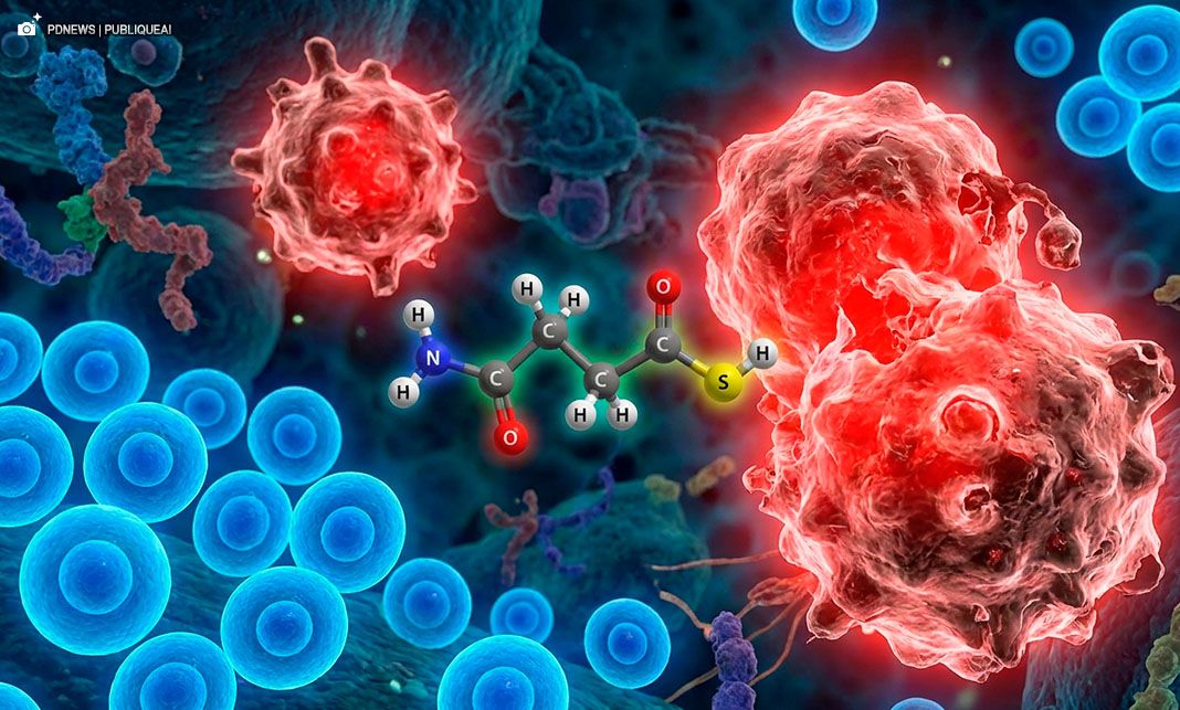 D-cisteína: Cientistas descobrem molécula que mata células cancerígenas sem afetar tecidos saudáveis