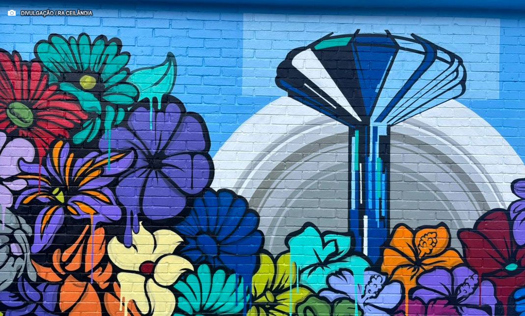 Arte do grafite transforma espaços públicos de Ceilândia e cidade ganha monumentos interativos