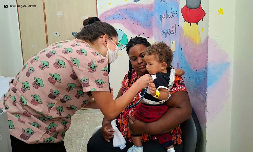 Profissionais se preparam para período de doenças respiratórias em crianças no DF