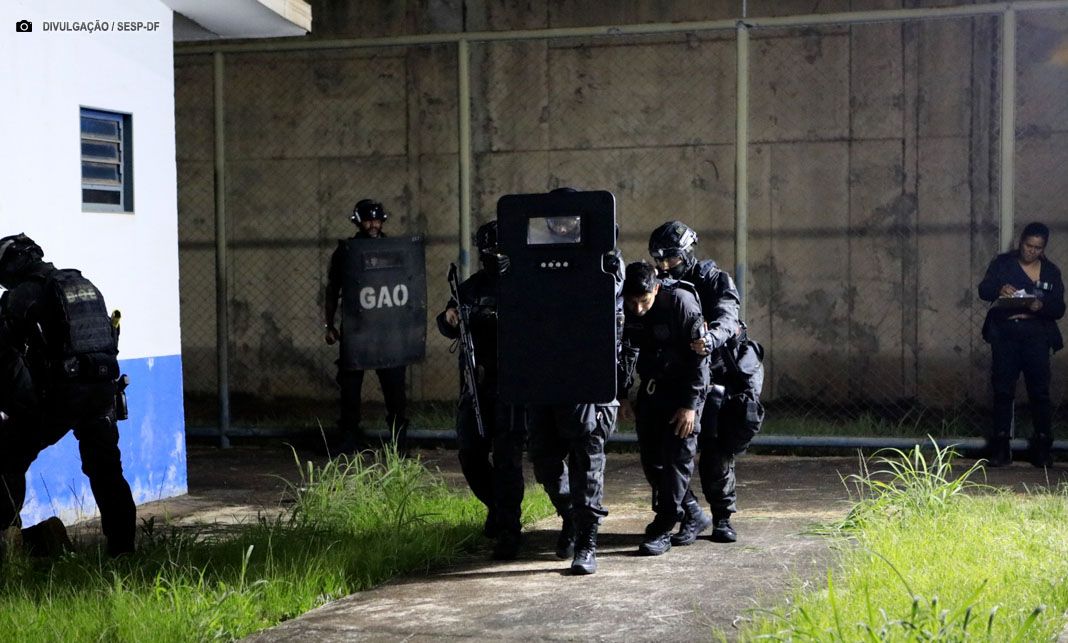 Segurança Pública: Simulado noturno testa capacidade de resposta integrada em unidades socioeducativas do DF