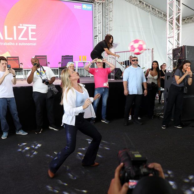 Celina Leão participa do 4º Congresso Realize, no Parque da Cidade