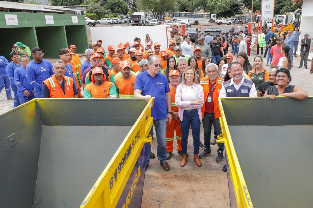 Celina Leão inaugura primeiro papa-entulho do Riacho Fundo para reforço no combate ao descarte irregular