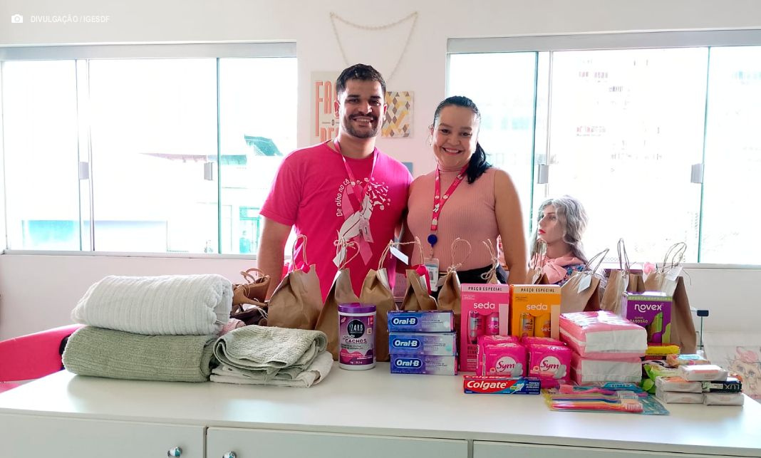 Mobilização de colaboradores arrecada doações para mulheres em tratamento oncológico