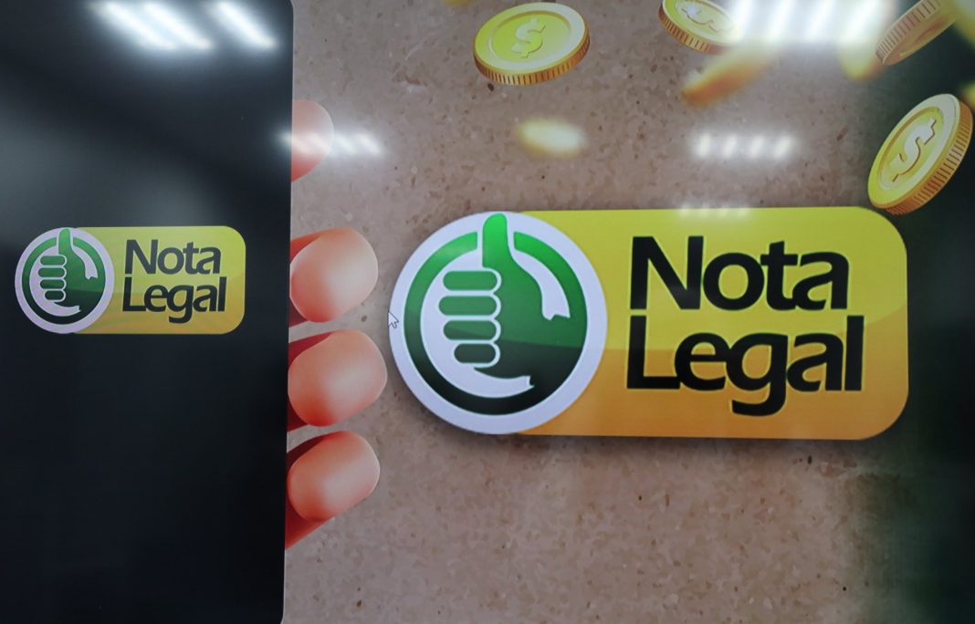 Quarta-feira (20) é dia de sorteio do Nota Legal Quarta-feira (20) é dia de sorteio do Nota Legal