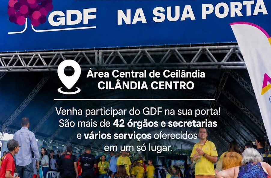GDF Na Sua Porta leva serviços gratuitos à população de Ceilândia em ação integrada a partir de segunda (1º) GDF Na Sua Porta leva serviços gratuitos à população de Ceilândia em ação integrada a partir de segunda (1º)