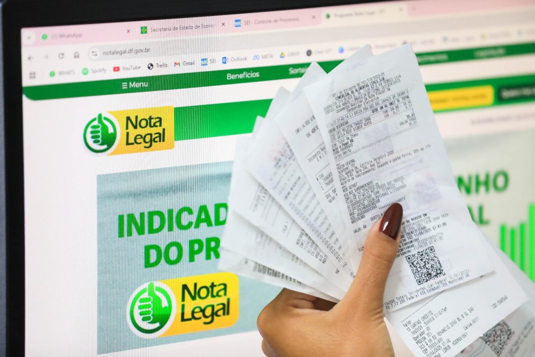 Prazo para indicar conta bancária para receber créditos do Nota Legal começa nesta segunda-feira (1º) Prazo para indicar conta bancária para receber créditos do Nota Legal começa nesta segunda-feira (1º)