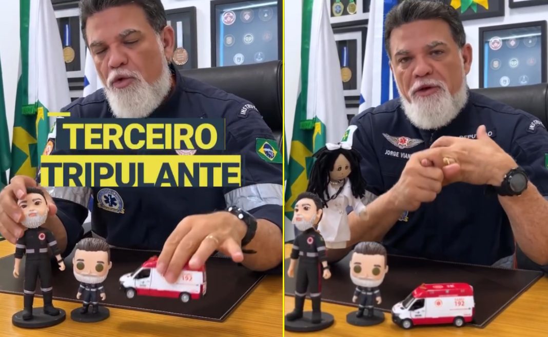 Jorge Vianna quer terceiro tripulante em ambulâncias básicas do SAMU Jorge Vianna quer terceiro tripulante em ambulâncias básicas do SAMU