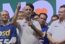 Sem indicação de vice, PSD lança Arruda candidato ao GDF