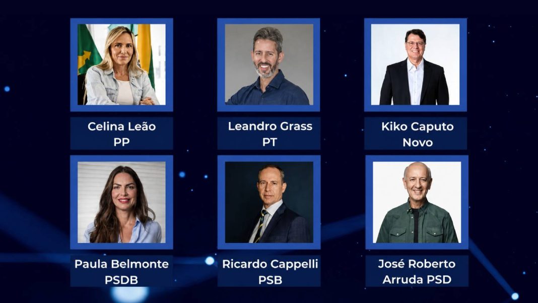 Ao vivo: Candidatos ao GDF participam do primeiro debate das eleições neste domingo (9) Ao vivo: Candidatos ao GDF participam do primeiro debate das eleições neste domingo (9)