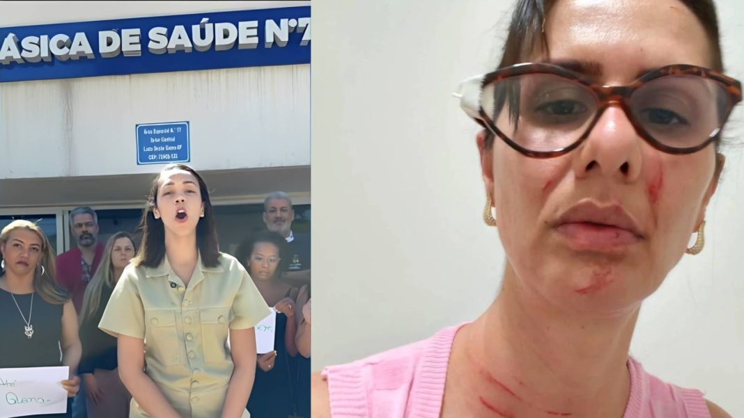Enfermagem do Hospital Regional do Gama se solidariza com colega agredida de Samambaia Enfermagem do Hospital Regional do Gama se solidariza com colega agredida de Samambaia