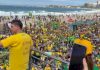 A realidade bate a porta: Ato de Flávio Bolsonaro reúne 8,9 mil pessoas em Capacabana