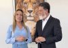 Celina Leão e Jorge Vianna comemoram recuperaçao fiscal do DF