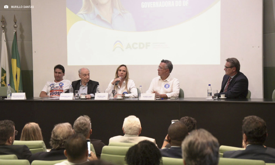 Celina Leão detalha medidas econômicas e expansão do transporte em reunião na ACDF Celina Leão detalha medidas econômicas e expansão do transporte em reunião na ACDF