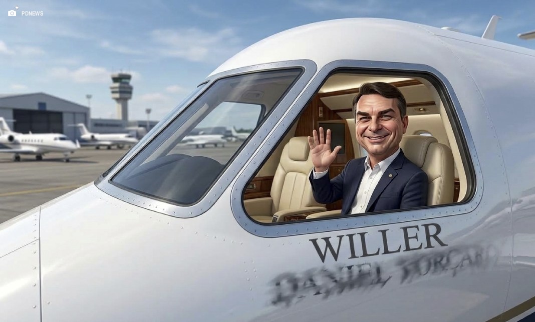 Flávio Bolsonaro viajou em jatinho ligado a Daniel Vorcaro em 2025 Flávio Bolsonaro viajou em jatinho ligado a Daniel Vorcaro em 2025