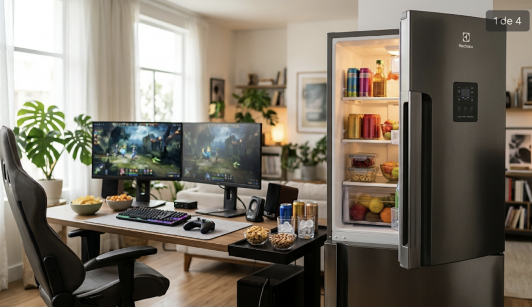 Maratona de jogos exige organização: armazenar bebidas e snacks faz diferença na sessão Maratona de jogos exige organização: armazenar bebidas e snacks faz diferença na sessão