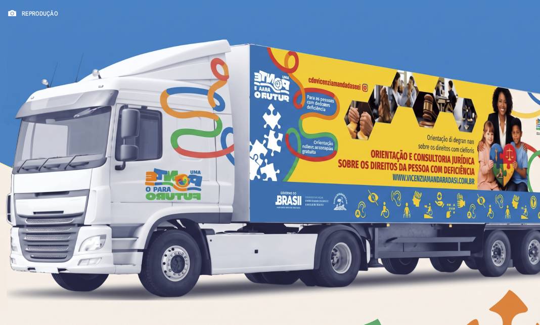 Carreta itinerante oferece assessoria jurídica gratuita a pessoas com deficiência em Ceilândia Carreta itinerante oferece assessoria jurídica gratuita a pessoas com deficiência em Ceilândia