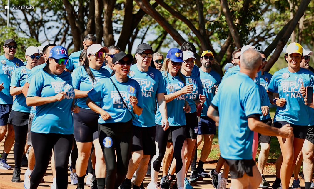 Celina Leão participa de corrida no Parque da Cidade e convoca eleitores para votação Celina Leão participa de corrida no Parque da Cidade e convoca eleitores para votação