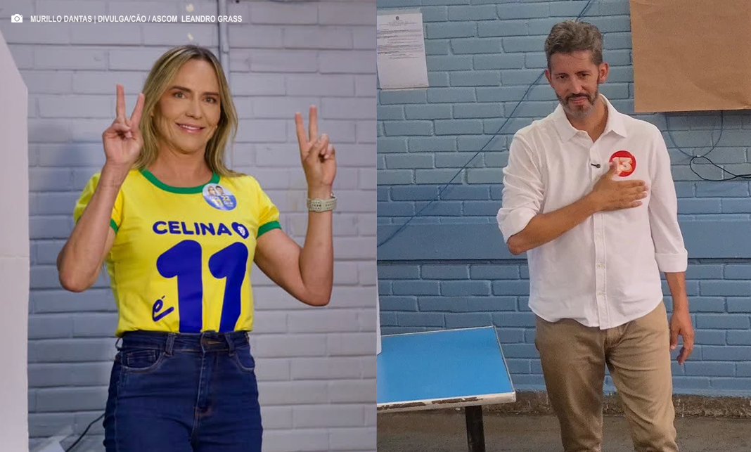 Celina Leão e Leandro Grass votam no Distrito Federal e aguardam apuração de segundo turno Celina Leão e Leandro Grass votam no Distrito Federal e aguardam apuração de segundo turno